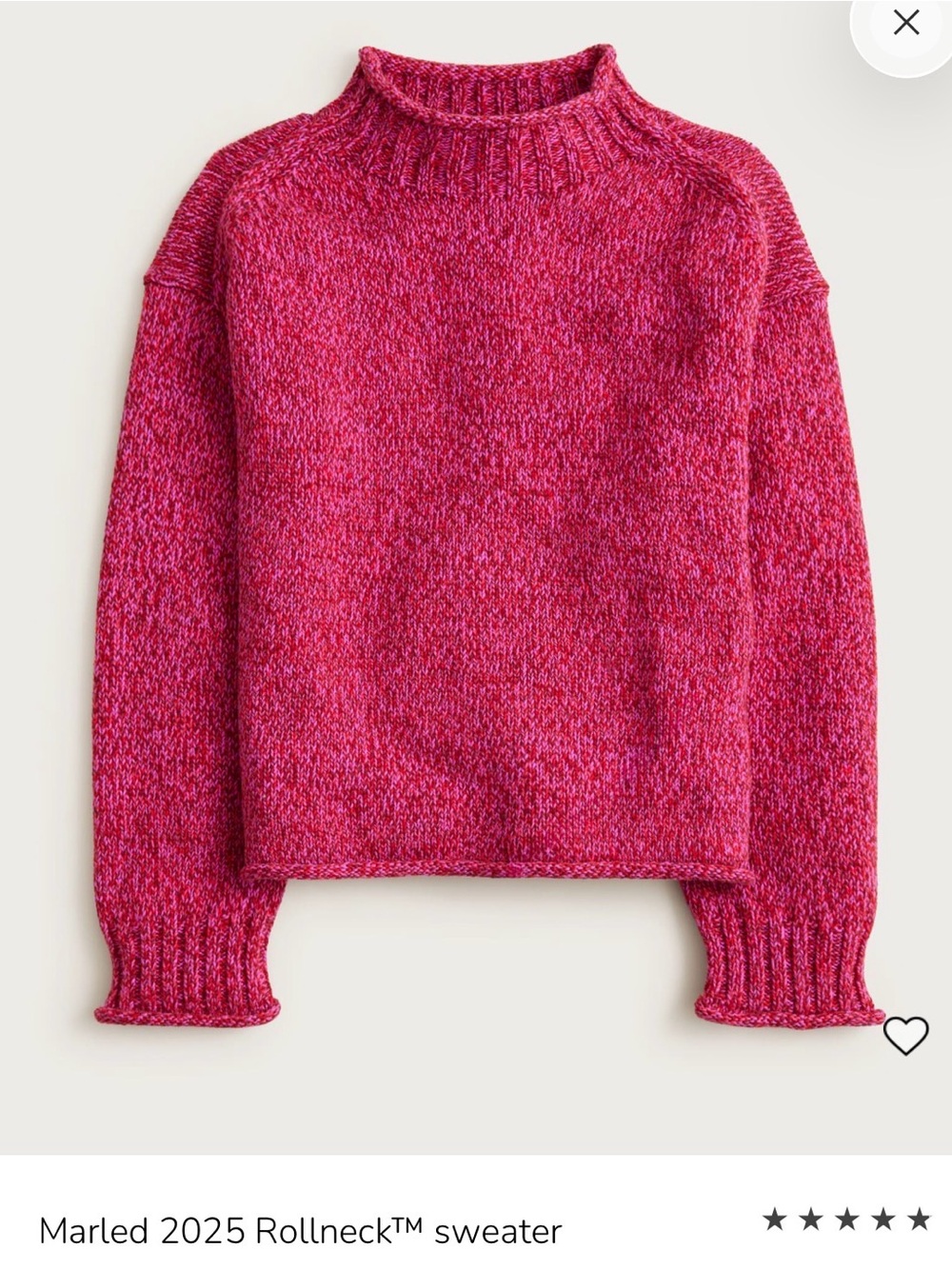 2025 Rollneck sweater J.Crew